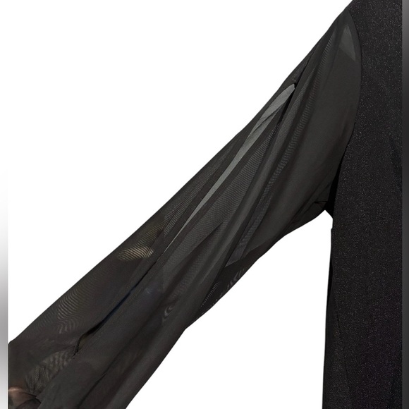 NWOT, Claire France, Chic Plus Size Tunic With Details, 3X, Black - Picture 6 of 9